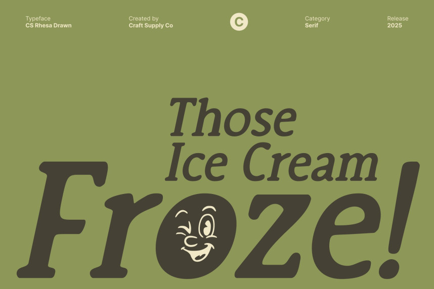 CS Rhesa Drawn Font preview image 2