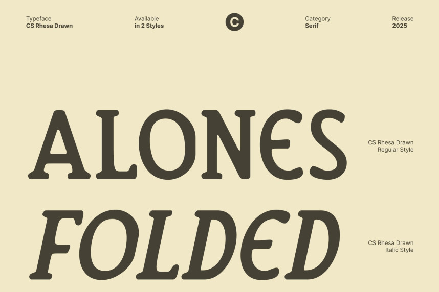 CS Rhesa Drawn Font preview image 3