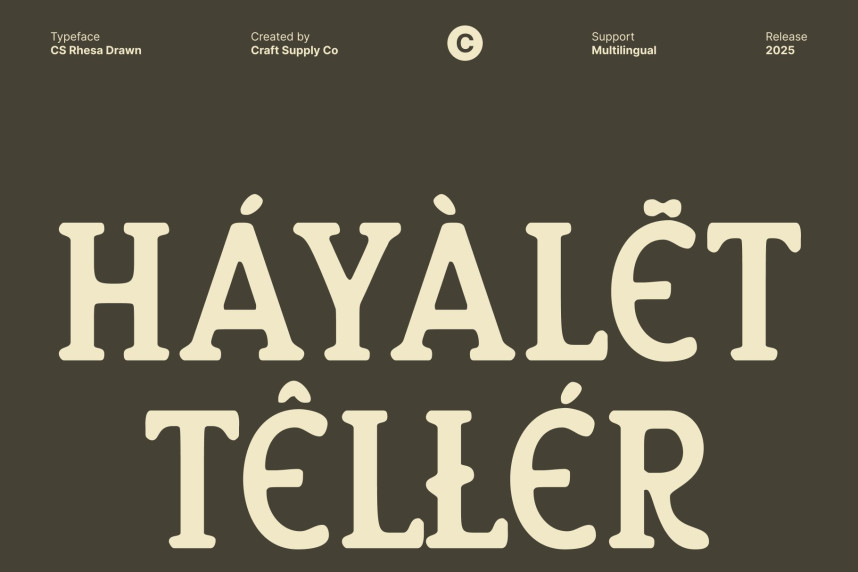 CS Rhesa Drawn Font preview image 4