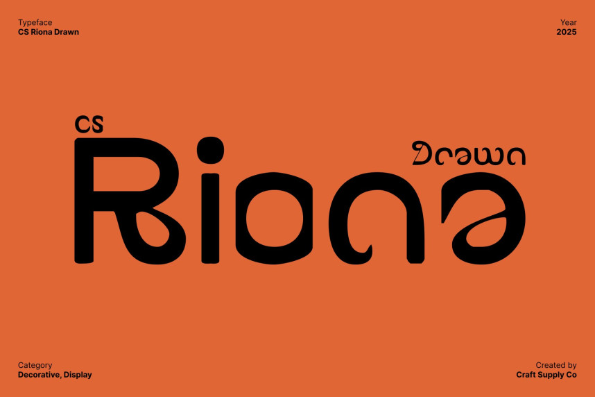 CS Riona Drawn Font