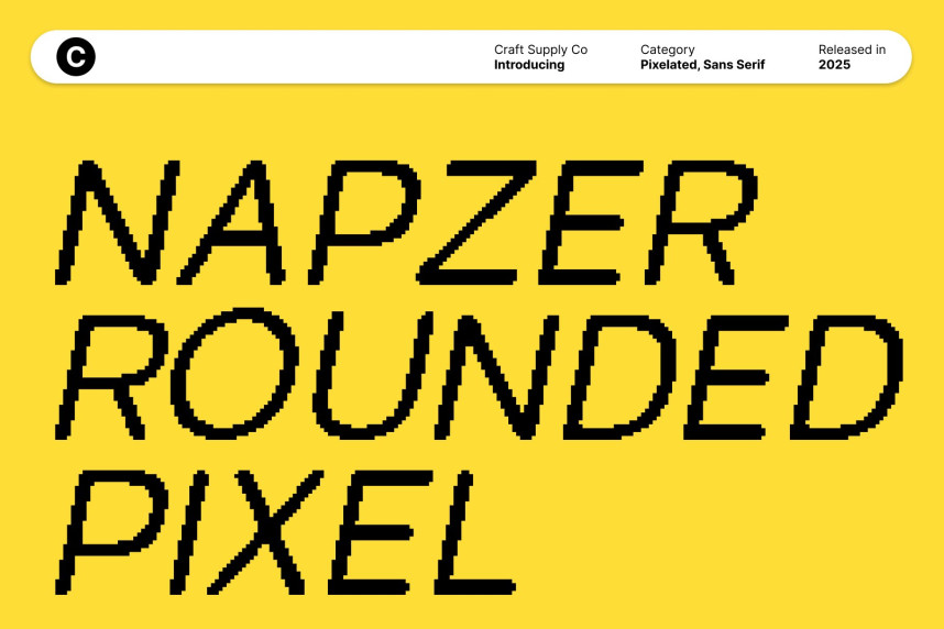 Napzer Rounded Pixel Font