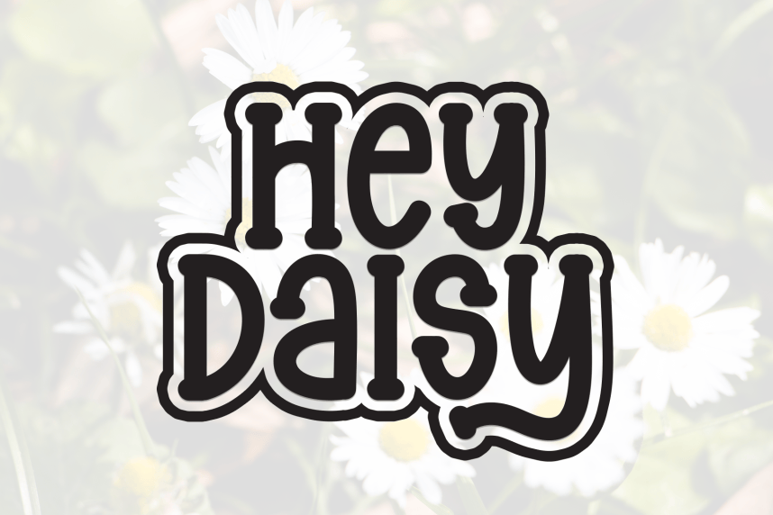 Hey Daisy - Playful And Unique Font Font