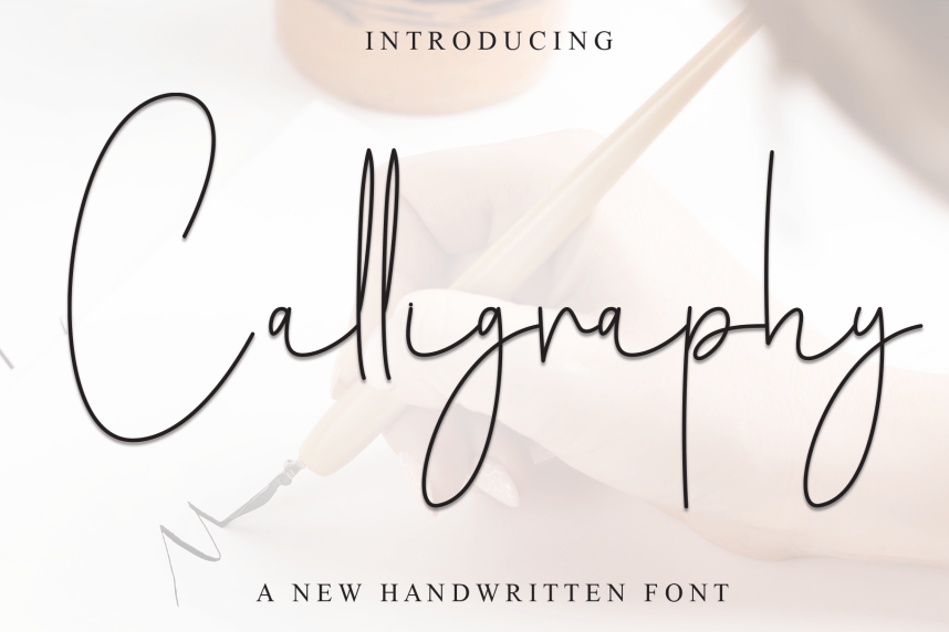 Calligraphy - New Style Handwritten Font