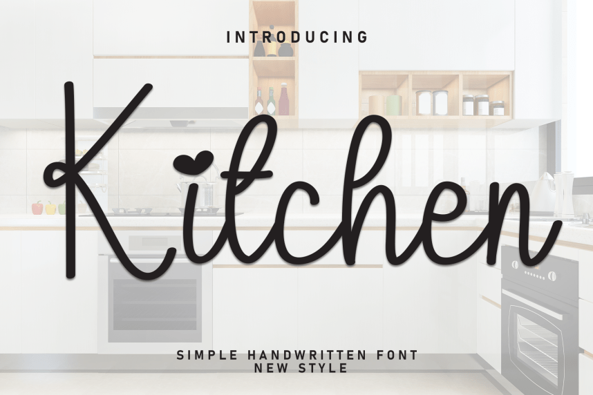 Kitchen Simple Handmade Font
