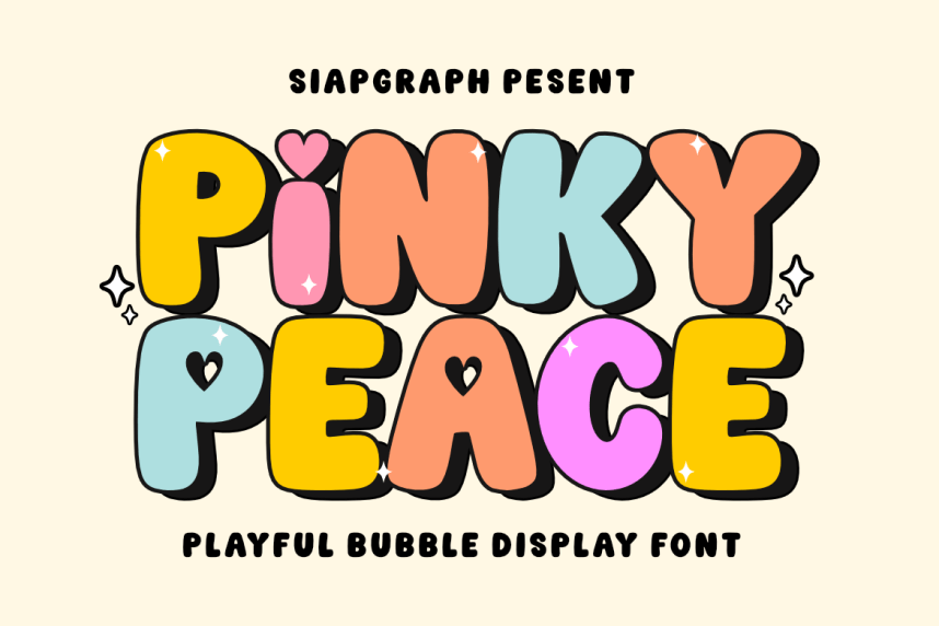 Pinky Peace Font