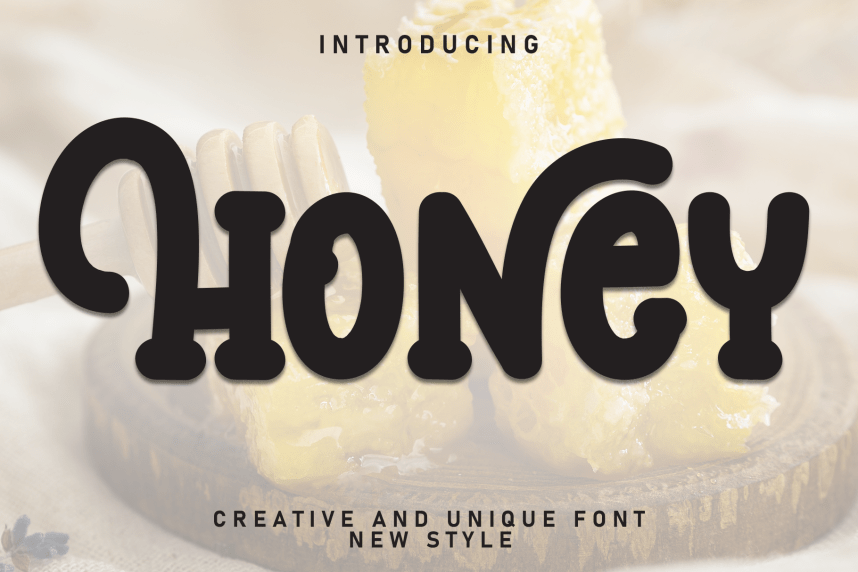 Honey - Creative And Unique Font