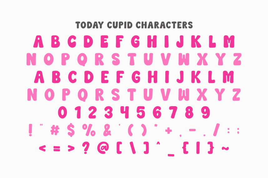 Today Cupid Font preview image 2