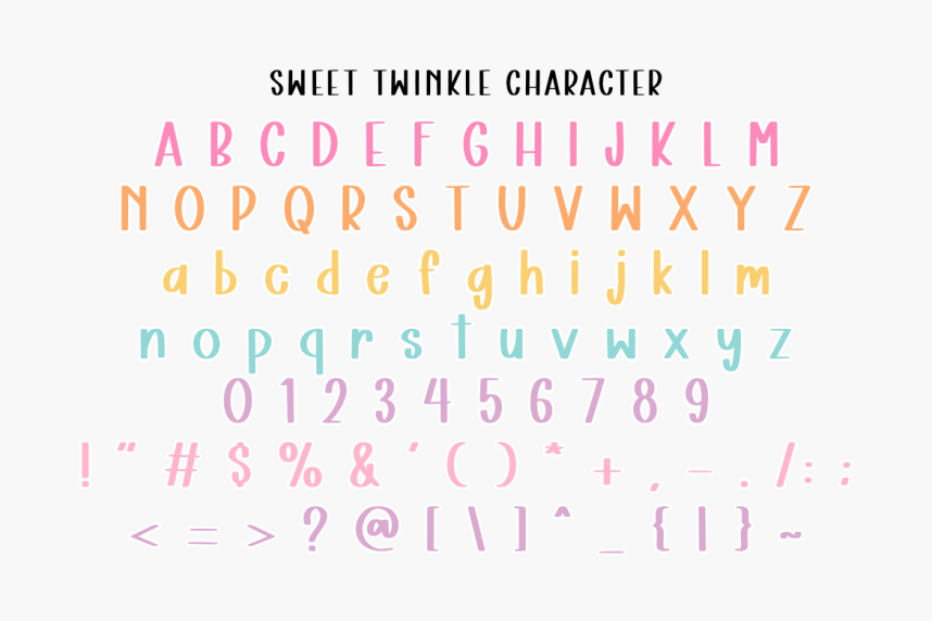 Sweet Twinkle Font preview image 2