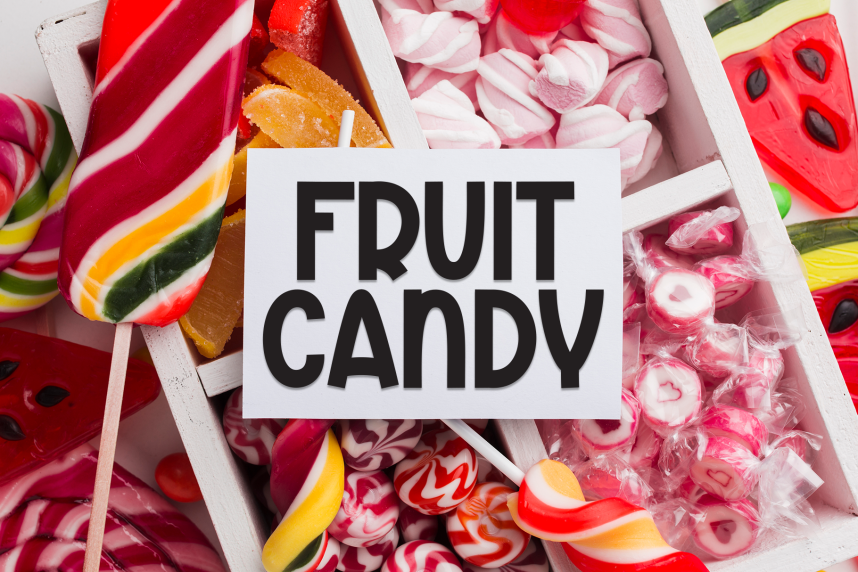 Candy Rainbow Playful Font preview image 3