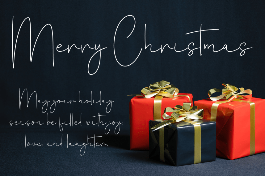 Night Christmas – New Style Handwritten Font preview image 4
