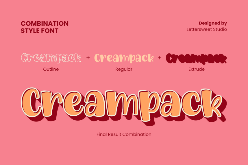 Creampack Font preview image 4