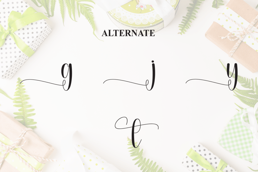 Birthday – Elegant Handwritten Font preview image 5