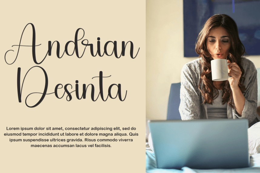 Notebook Style Script Font preview image 4