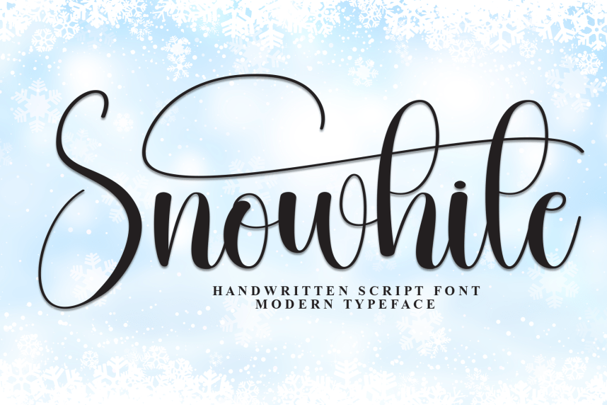 Snowhite – Elegant Handwritten Font