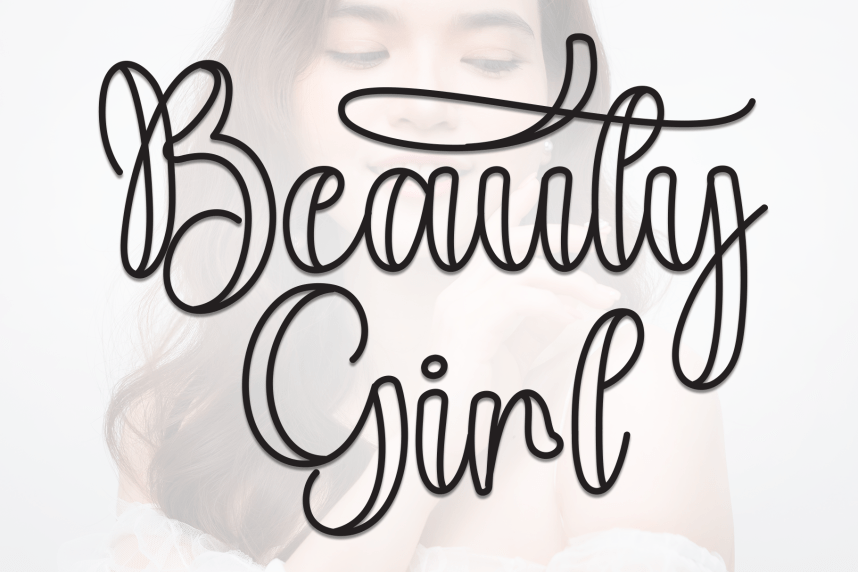 Beauty Gril – Creative Style Font