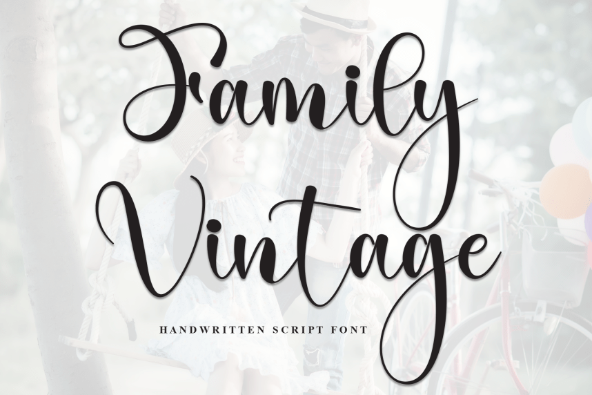 Family Vintage – Elegant Handwritten Font