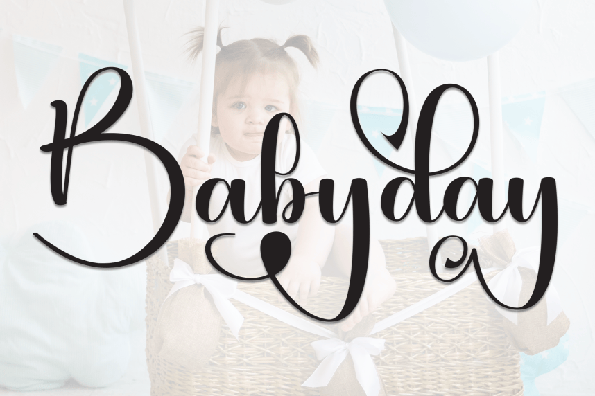 Babyday – Authentic Handwritten Style Font