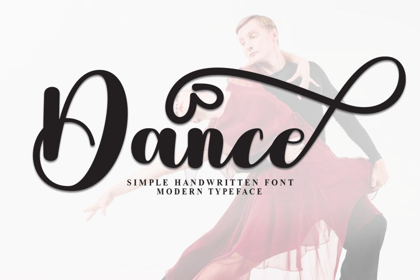 Dance – Creative Handmade Font