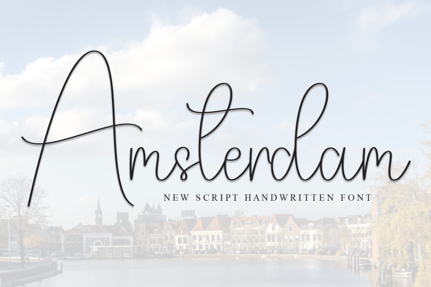 Amsterdam - Simple Handwritten Font