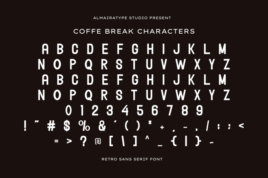 Coffe Break Font preview image 2