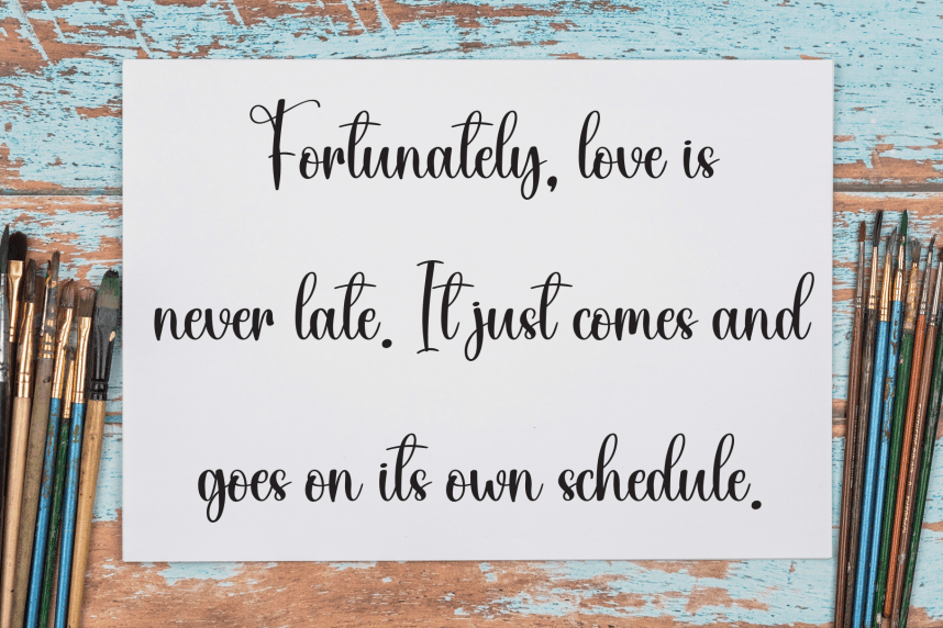 Santa Vintage – Natural Script Handwritten Font preview image 3