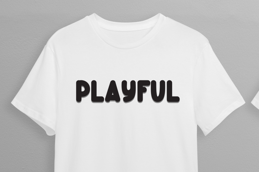 Vintage Rainbow Playful Font preview image 4