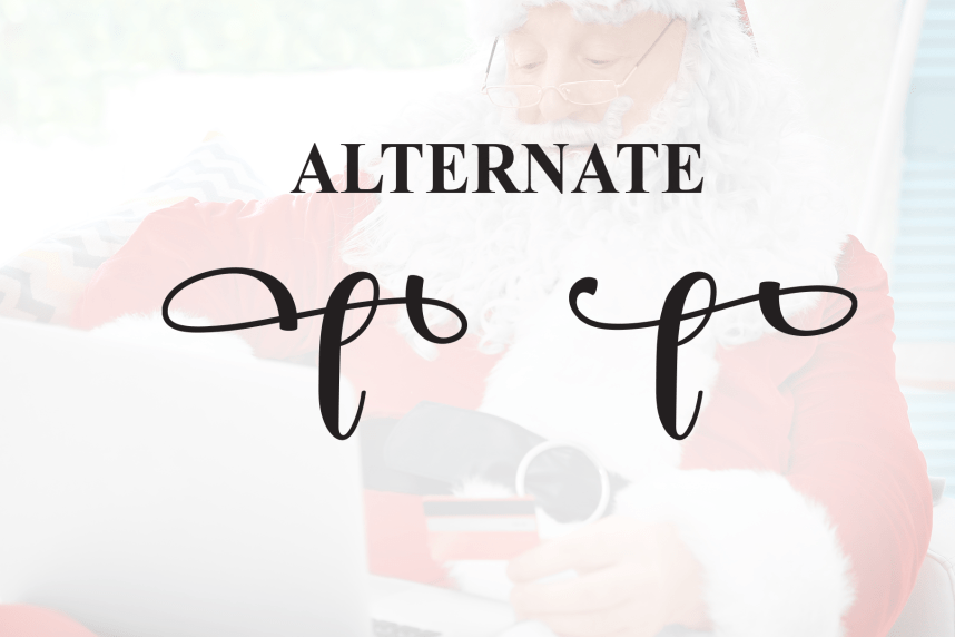 Santa Saturday – Handwritten Script Font preview image 5