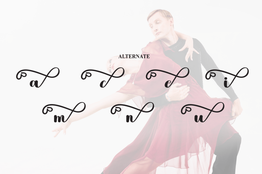 Dance – Creative Handmade Font preview image 5
