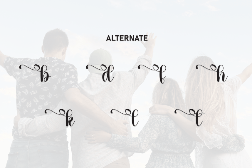 Friends – Modern Handwritten Script Font preview image 5
