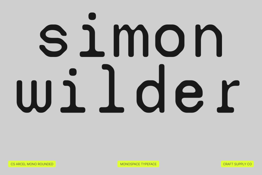 CS Arcel Mono Rounded Font preview image 3