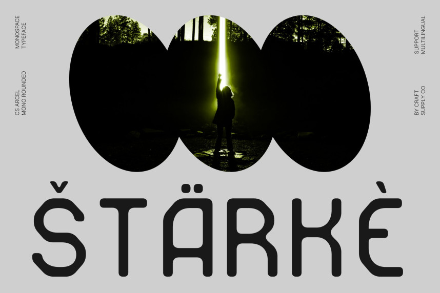 CS Arcel Mono Rounded Font preview image 4