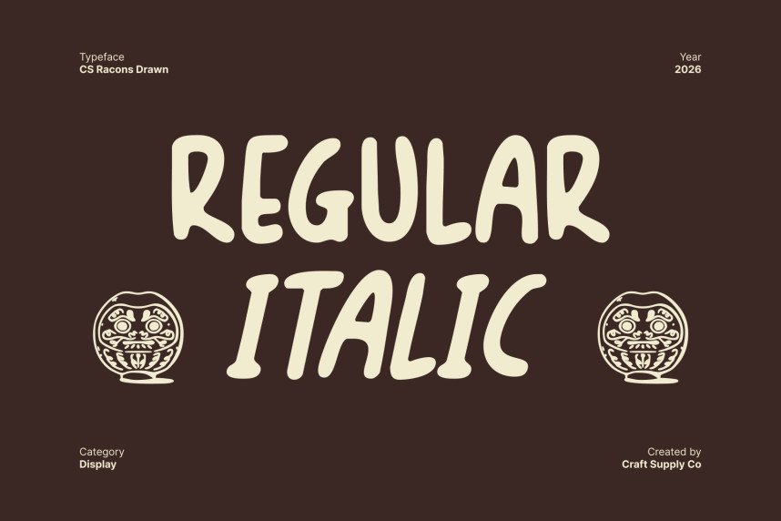 CS Racons Drawn Font preview image 3