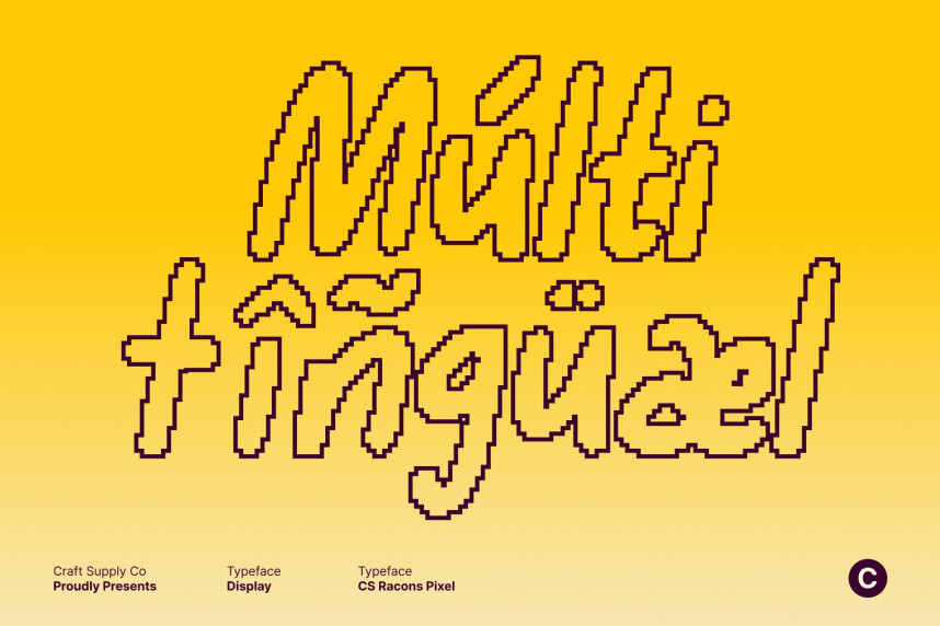 CS Racons Pixel Font preview image 4