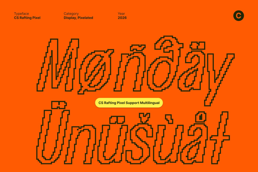 CS Rafting Pixel Font preview image 4