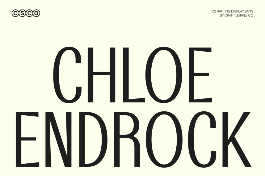 CS Rafting Font preview image 2