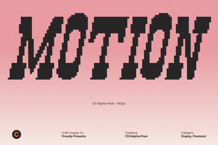 CS Ralphie Pixel Font preview image 2