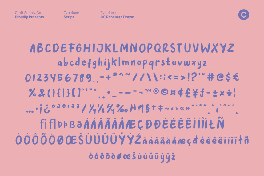 CS Ranchers Drawn Font preview image 5