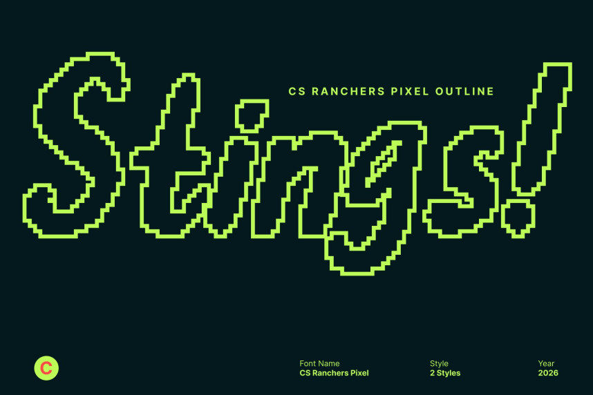 CS Ranchers Pixel Font preview image 3