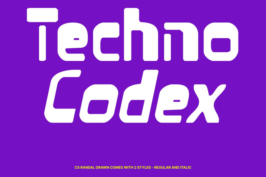 CS Randal Drawn Font preview image 3