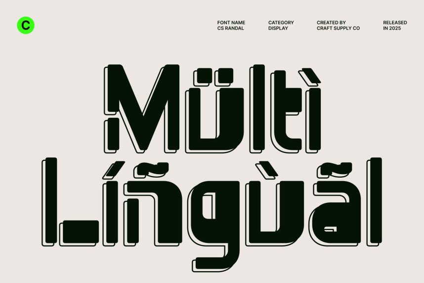 CS Randal Font preview image 4