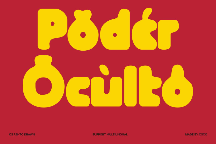 CS Rento Drawn Font preview image 4