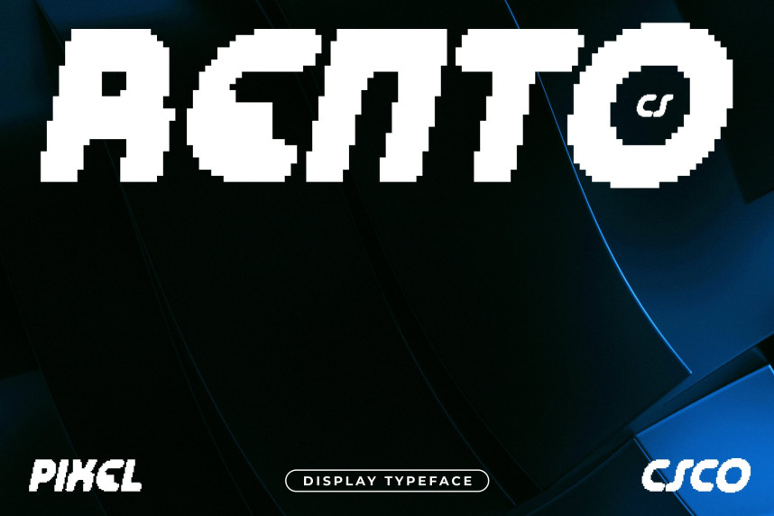 CS Rento Pixel Font