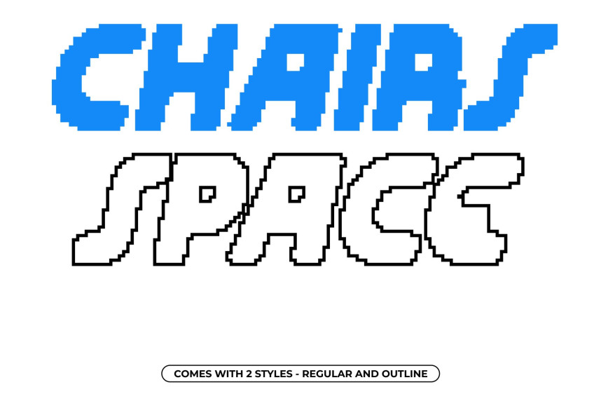CS Rento Pixel Font preview image 2