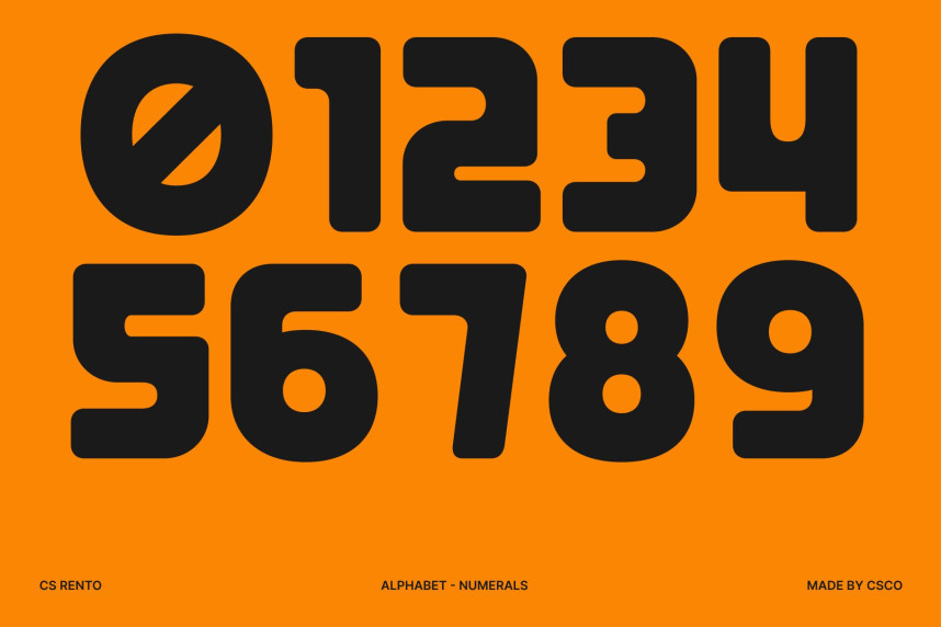 CS Rento Font preview image 3