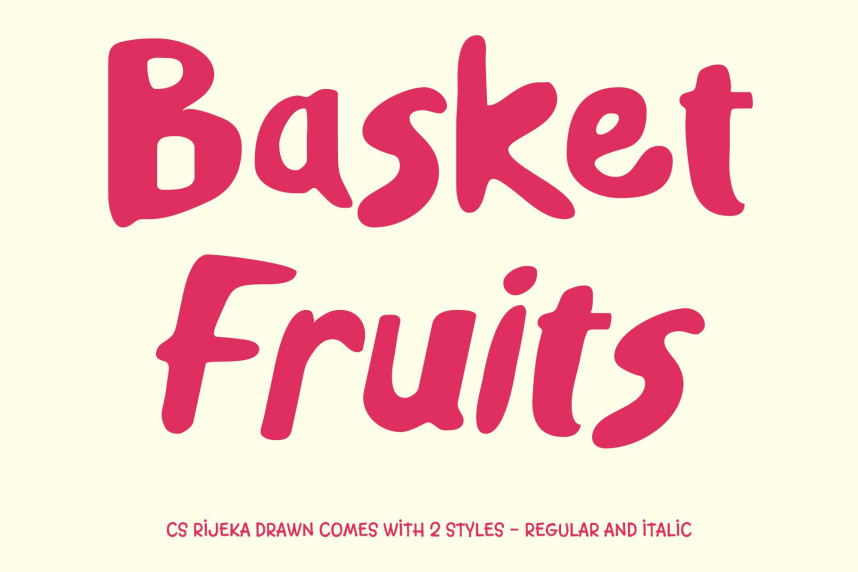 CS Rijeka Drawn Font preview image 3