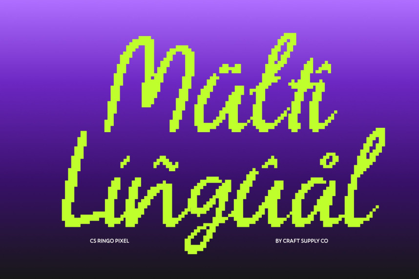 CS Ringo Pixel Font preview image 4