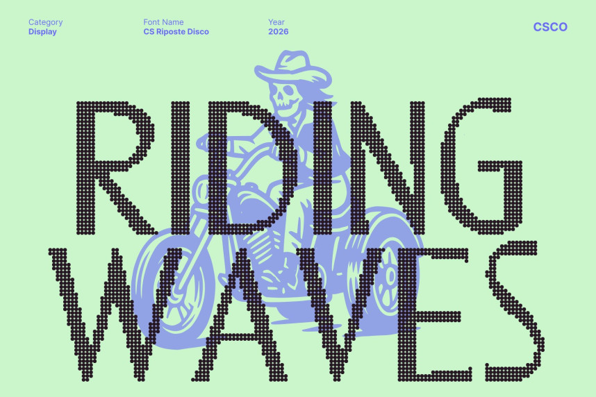 CS Riposte Disco Font preview image 2