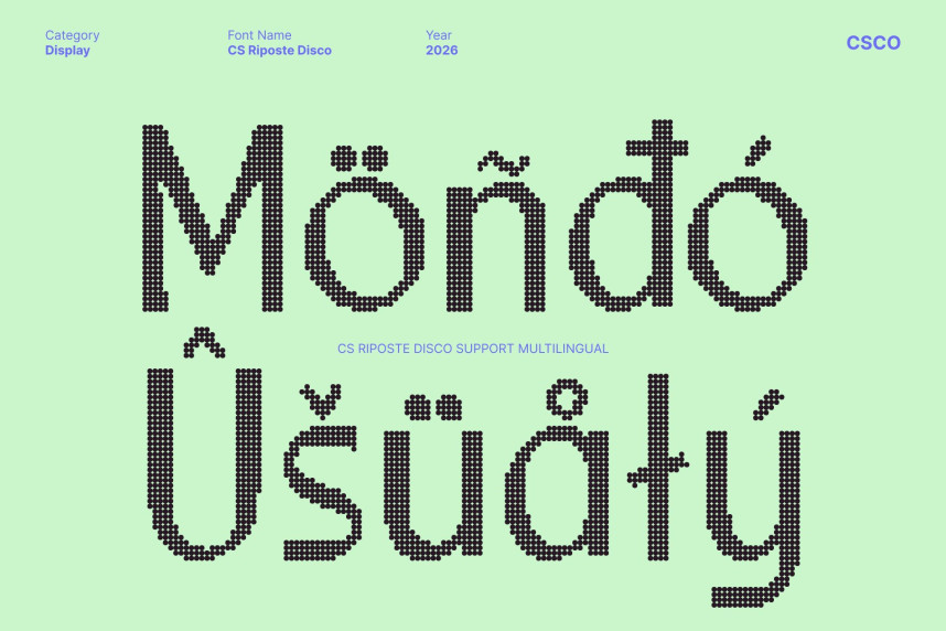 CS Riposte Disco Font preview image 4