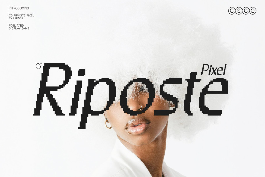 CS Riposte Pixel Font