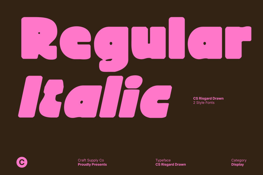 CS Risgard Drawn Font preview image 3
